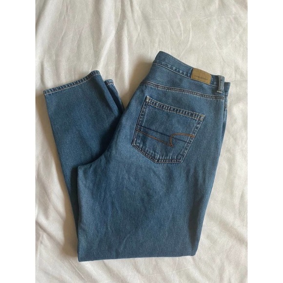 American Eagle Outfitters Denim - American eagle mom jeans blue high waist 14 aeo ae denim